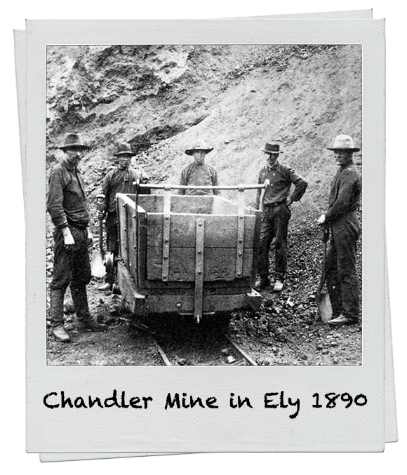 Chandler Mine in Ely 1890